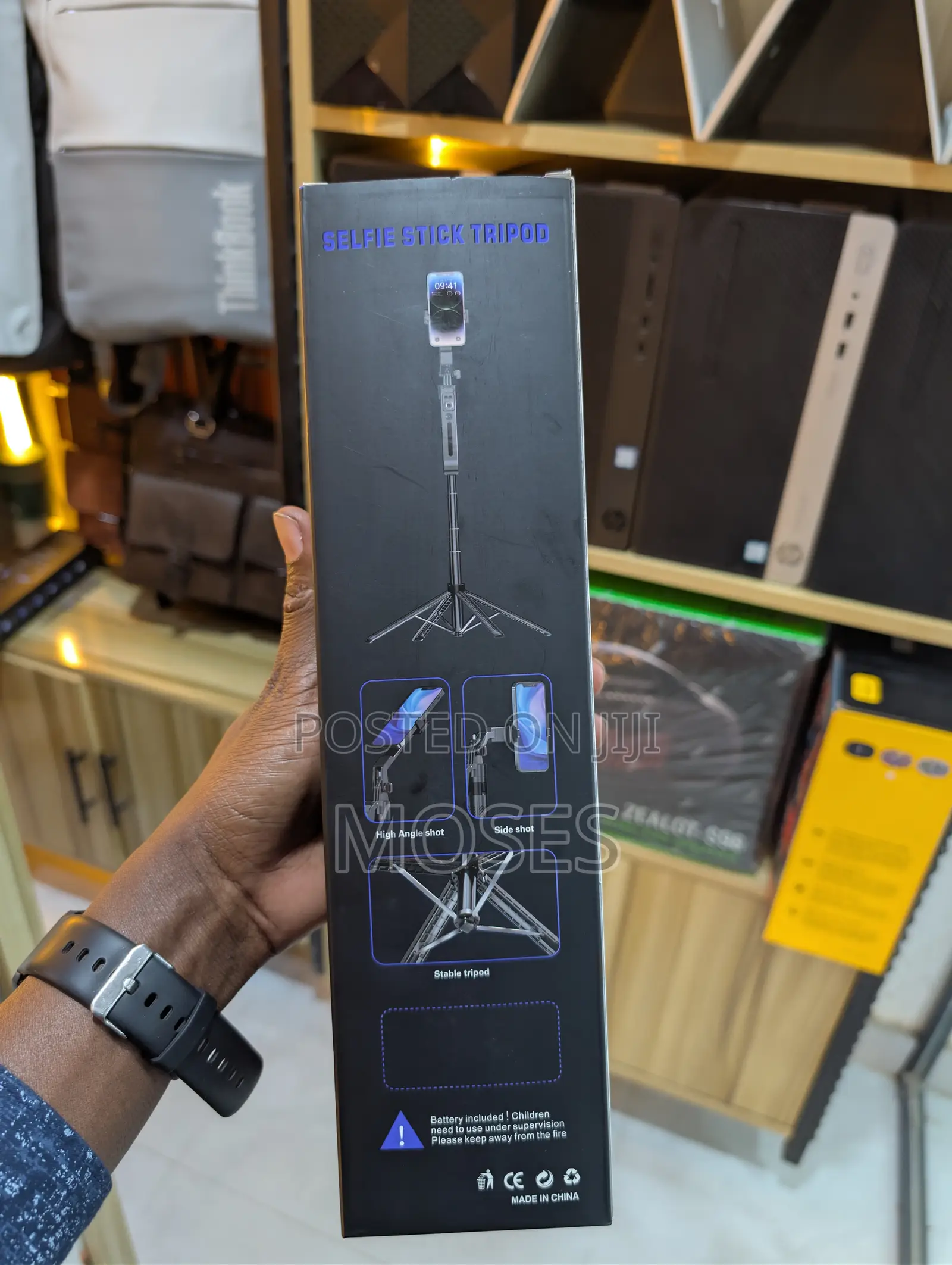Selfie Stick With Light