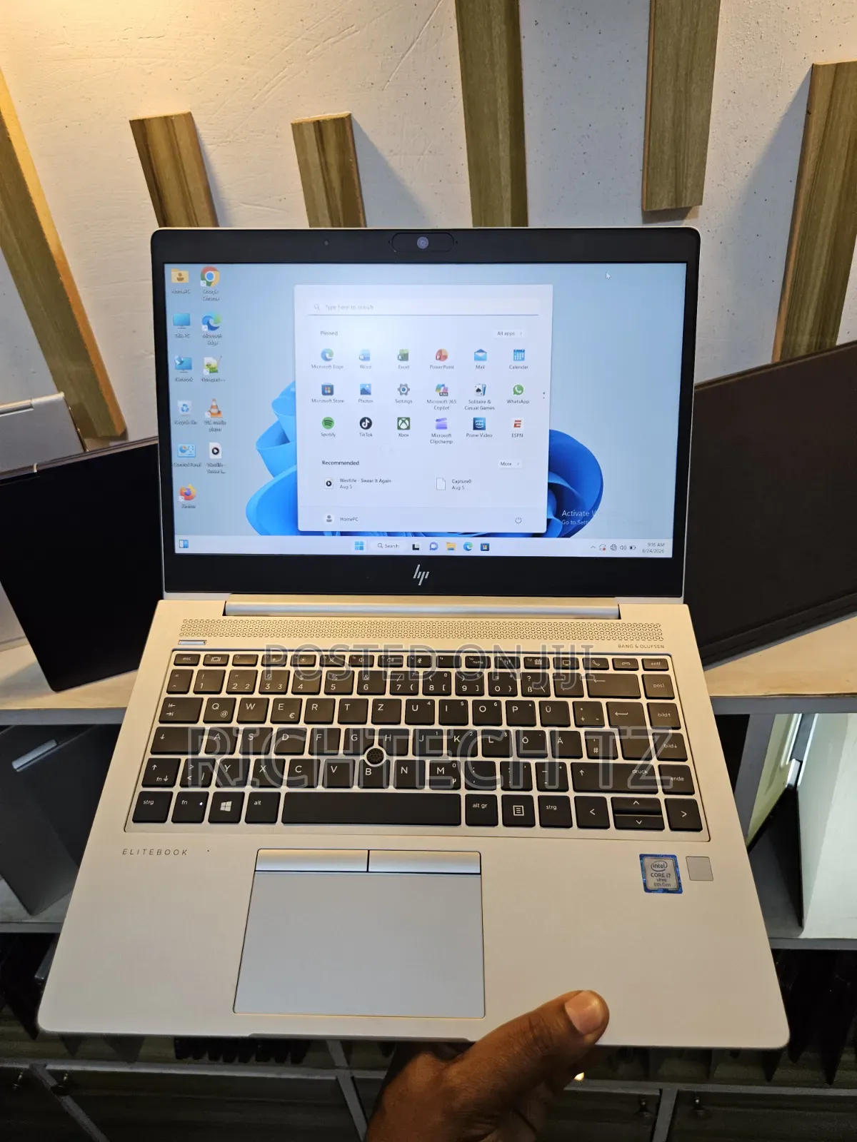 Laptop HP EliteBook 840 G5 8GB Intel Core i7 SSD 256GB