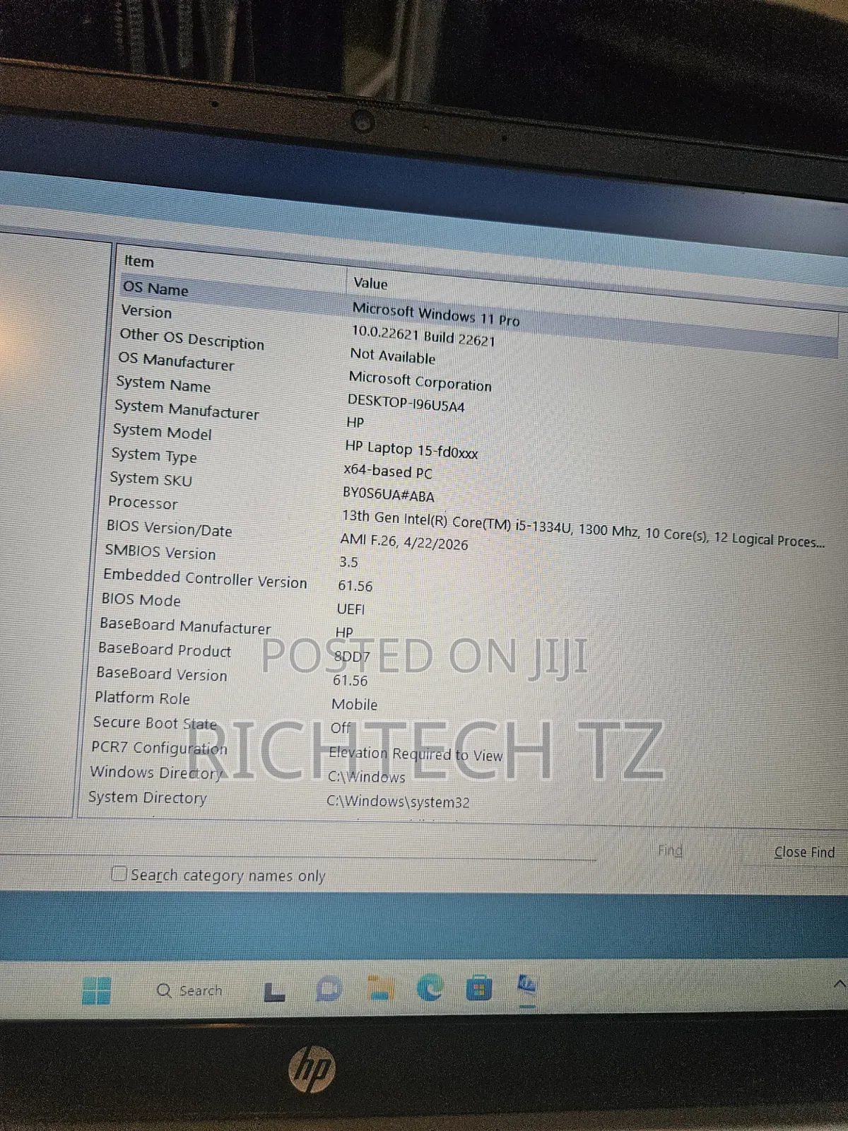 Laptop HP 15 8GB Intel Core i5 SSD 256GB