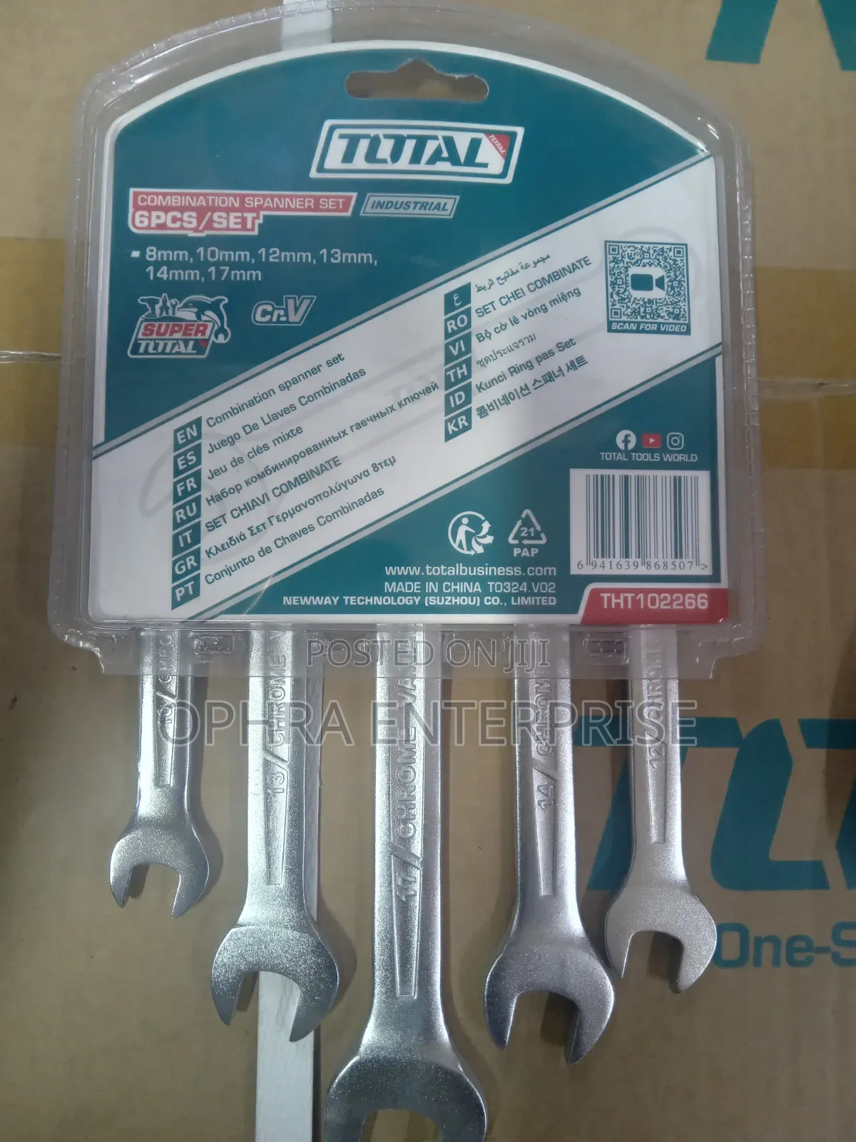 Combination Spanner Set 6 PCS