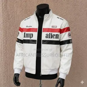Leather Faux Racing Bomber Jackets