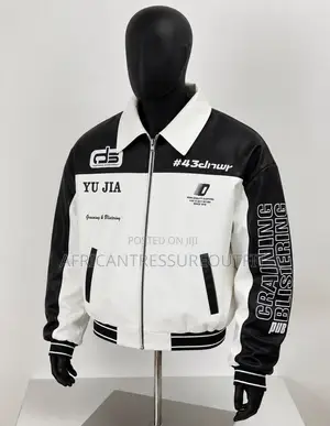 Leather Faux Racing Bomber Jackets