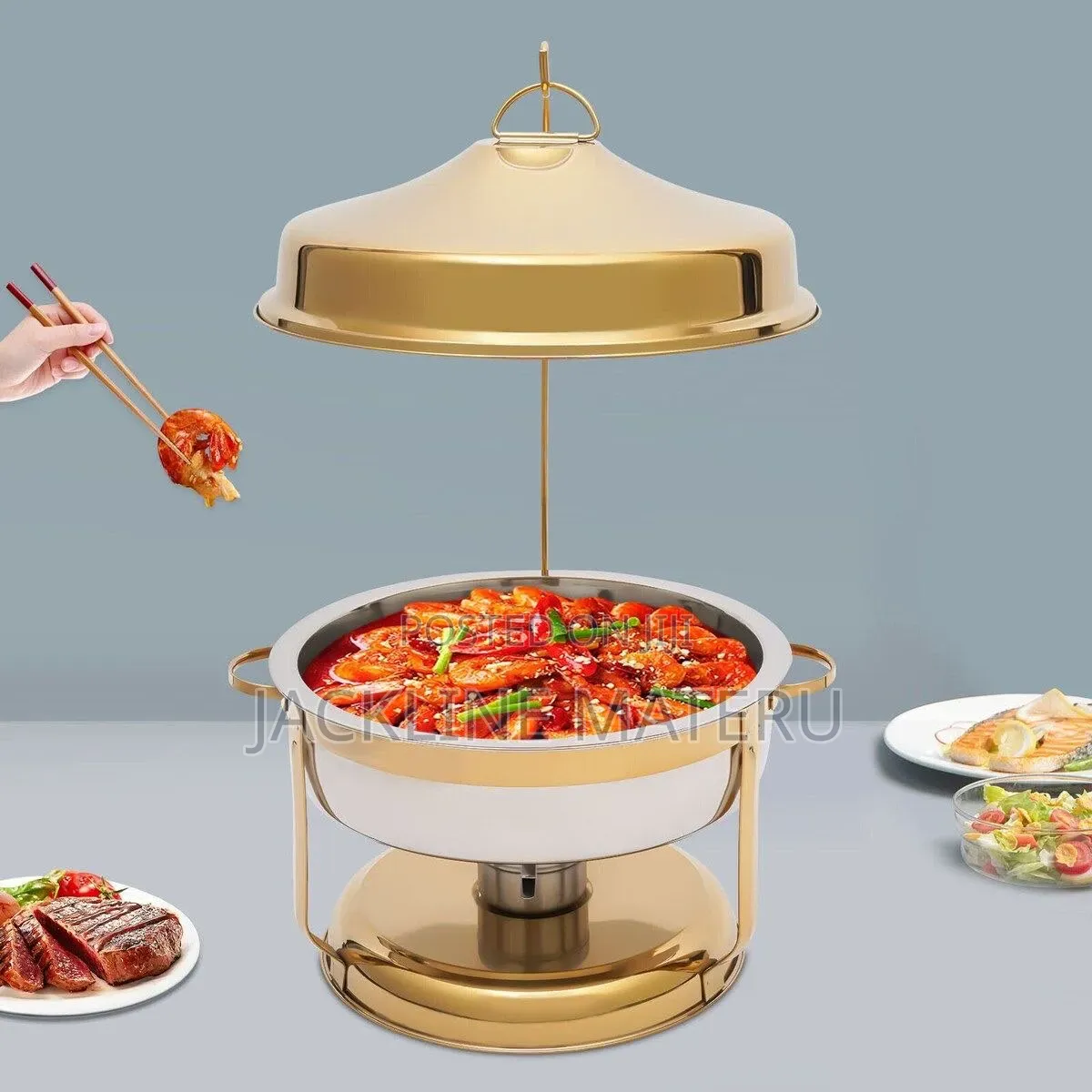 Hanging Chafing Dish 9ltr Gold/ Silver