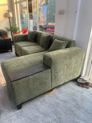 L Shape Sofa Color Green