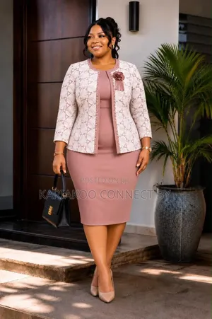 Luxury Beaded 2-Piece Dress Suit