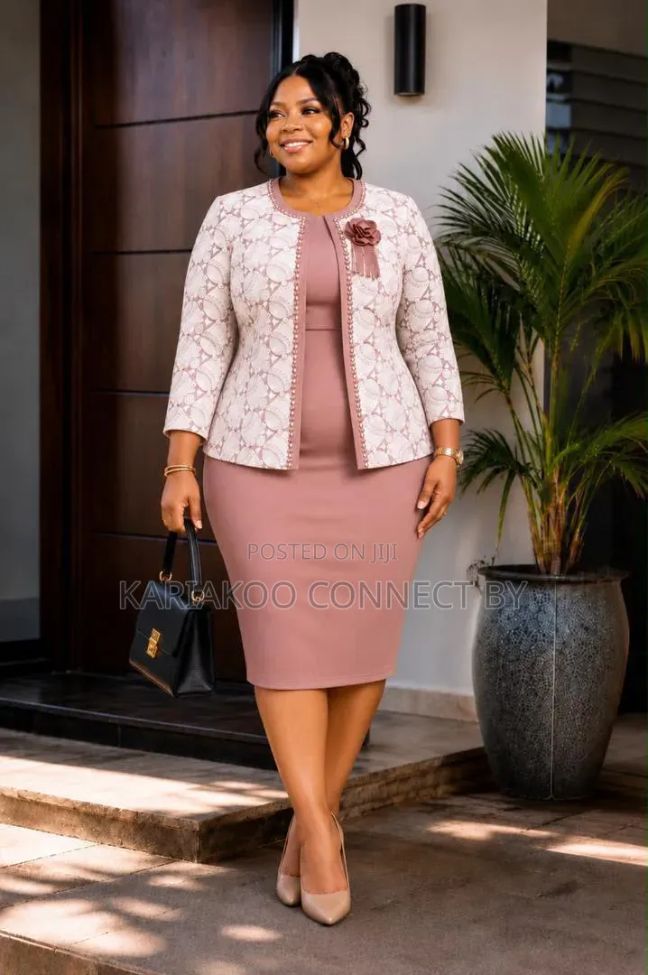 Luxury Beaded 2-Piece Dress Suit