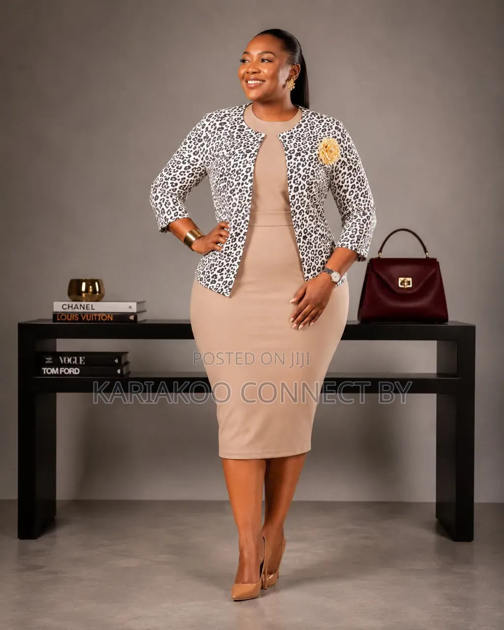Luxury Beaded 2-Piece Dress Suit