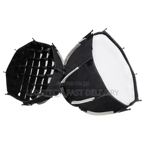 30cm Octagonal Parabolic Softbox With Mini Bowen Mount, Honeycomb Grid