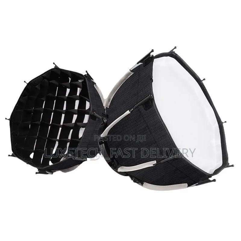 30cm Octagonal Parabolic Softbox With Mini Bowen Mount, Honeycomb Grid