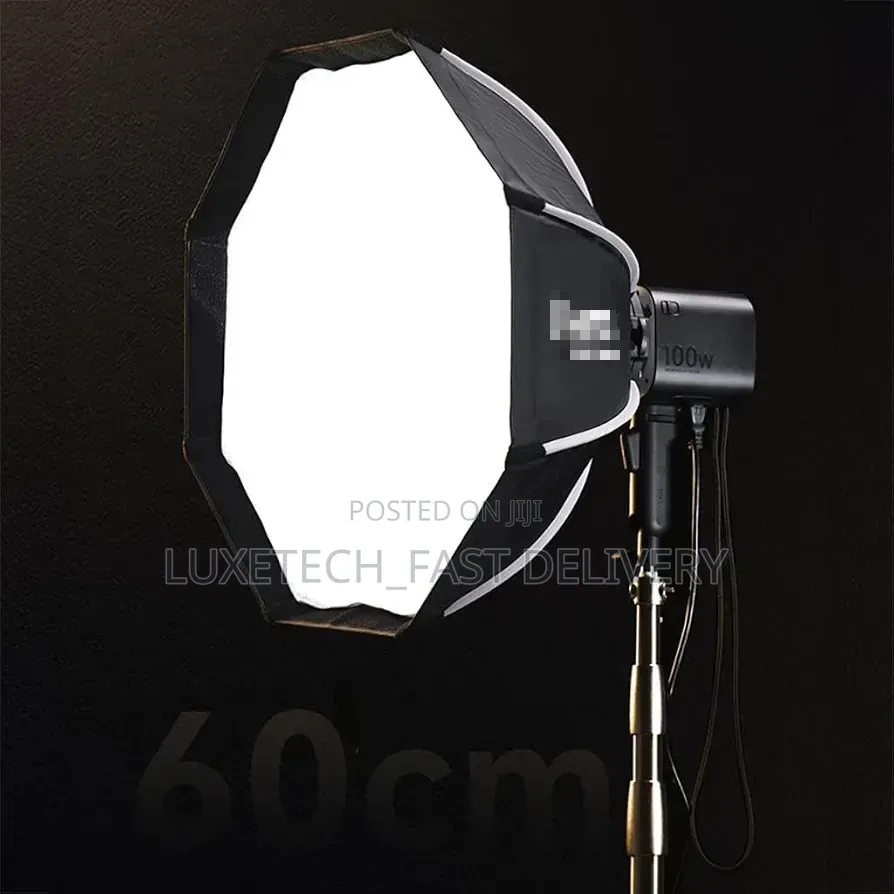 60cm Octagonal Softbox With Bowens Mount, Grid – For Studio and Video