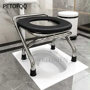 Foldable Stainless Steel Potty Seat/Chair