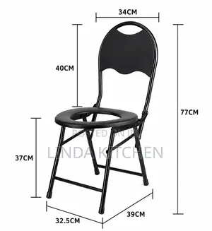 Foldable Toilet Supports With Backrest