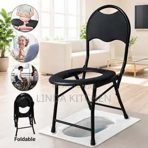 Foldable Toilet Supports With Backrest
