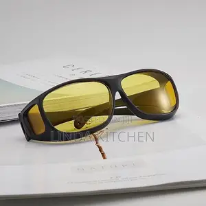 Night Driving Glasses /Hd Vision Wraparounds(pair Night and Noon)