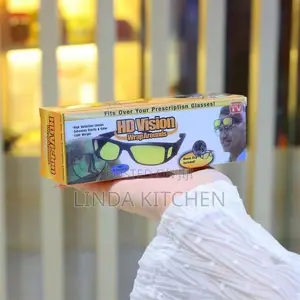 Night Driving Glasses /Hd Vision Wraparounds(pair Night and Noon)