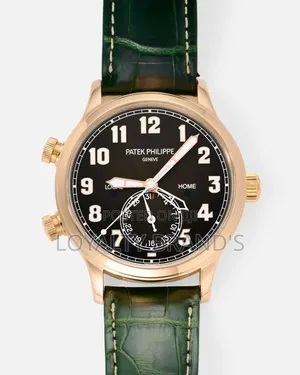 Patek Philippe Calatrava Pilot Travel (Rose Gold With Black Dial)
