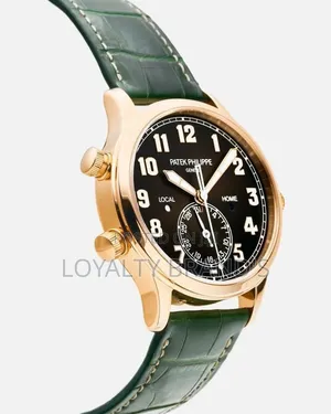 Patek Philippe Calatrava Pilot Travel (Rose Gold With Black Dial)