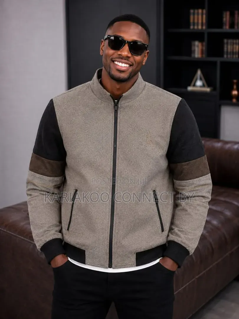 Premium Men's Casual Color-Block Zip Jackets