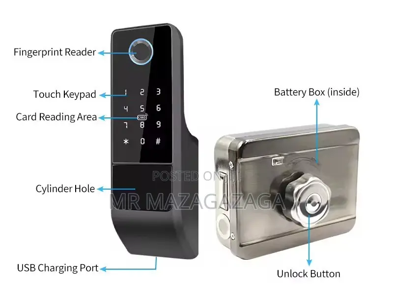Smart Door Lock Outdoor Gate