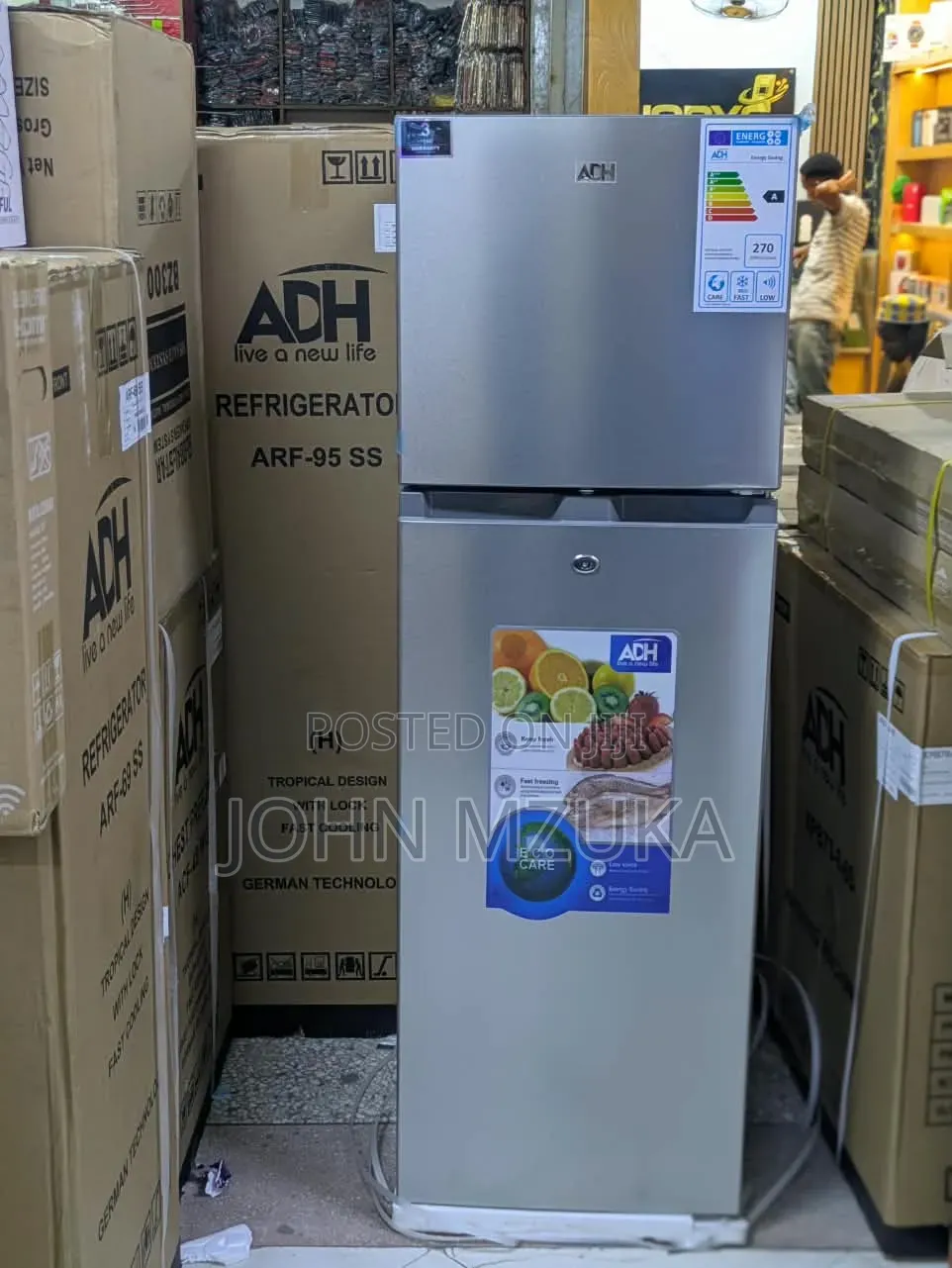Fridge Zuri Saana Kutoka ADH, 220 LITERS, CHEAP