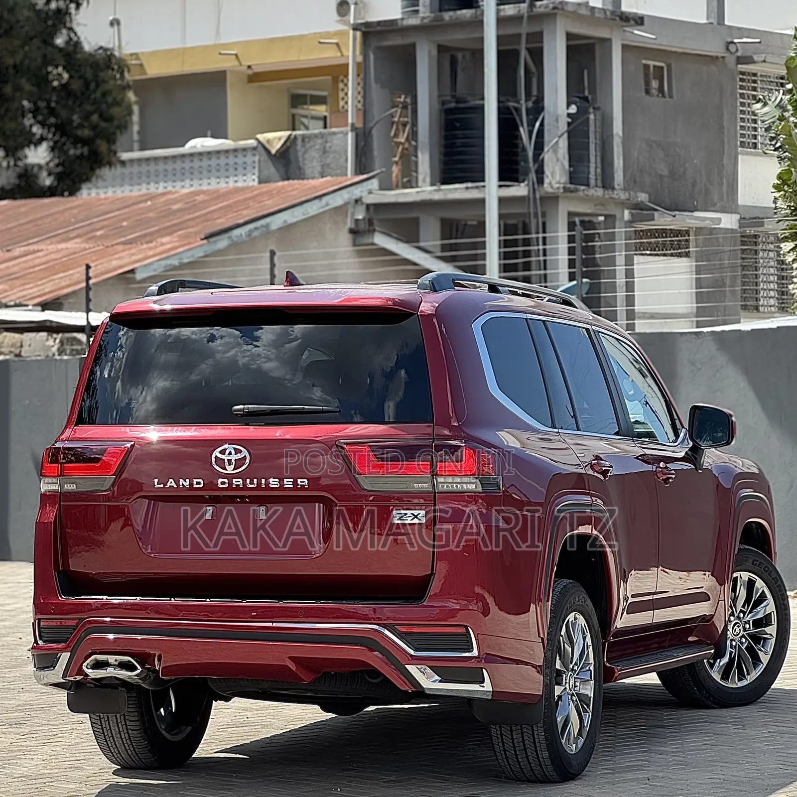 New Toyota Land Cruiser 2024 Maroon