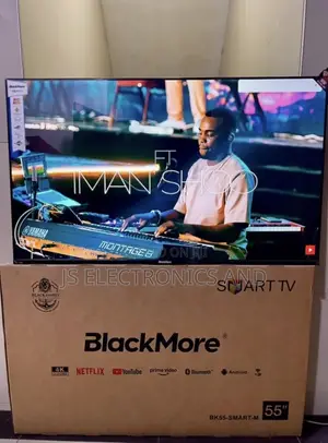 Blackmore TV Inch 55 Smart UHD Quality Free Wall Braket