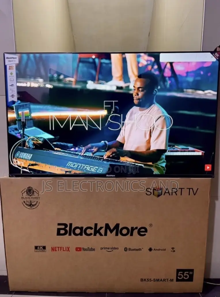 Blackmore TV Inch 55 Smart UHD Quality Free Wall Braket