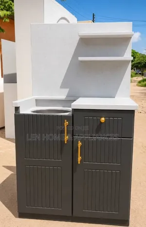 Kabati La Jikoni Pamoja Na Meza Ya Jiko