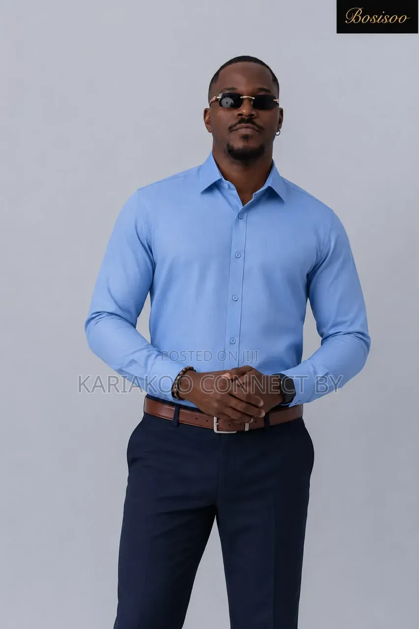 Exclusive Bosisoo Smart Casual Formal Long-Sleeve Shirts