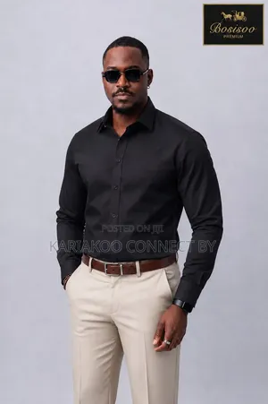 Exclusive Bosisoo Smart Casual Formal Long-Sleeve Shirts