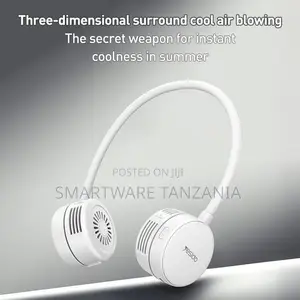 Yesido Portable Neck Fan With 1000mAh Battery, 720-Degree Rotation