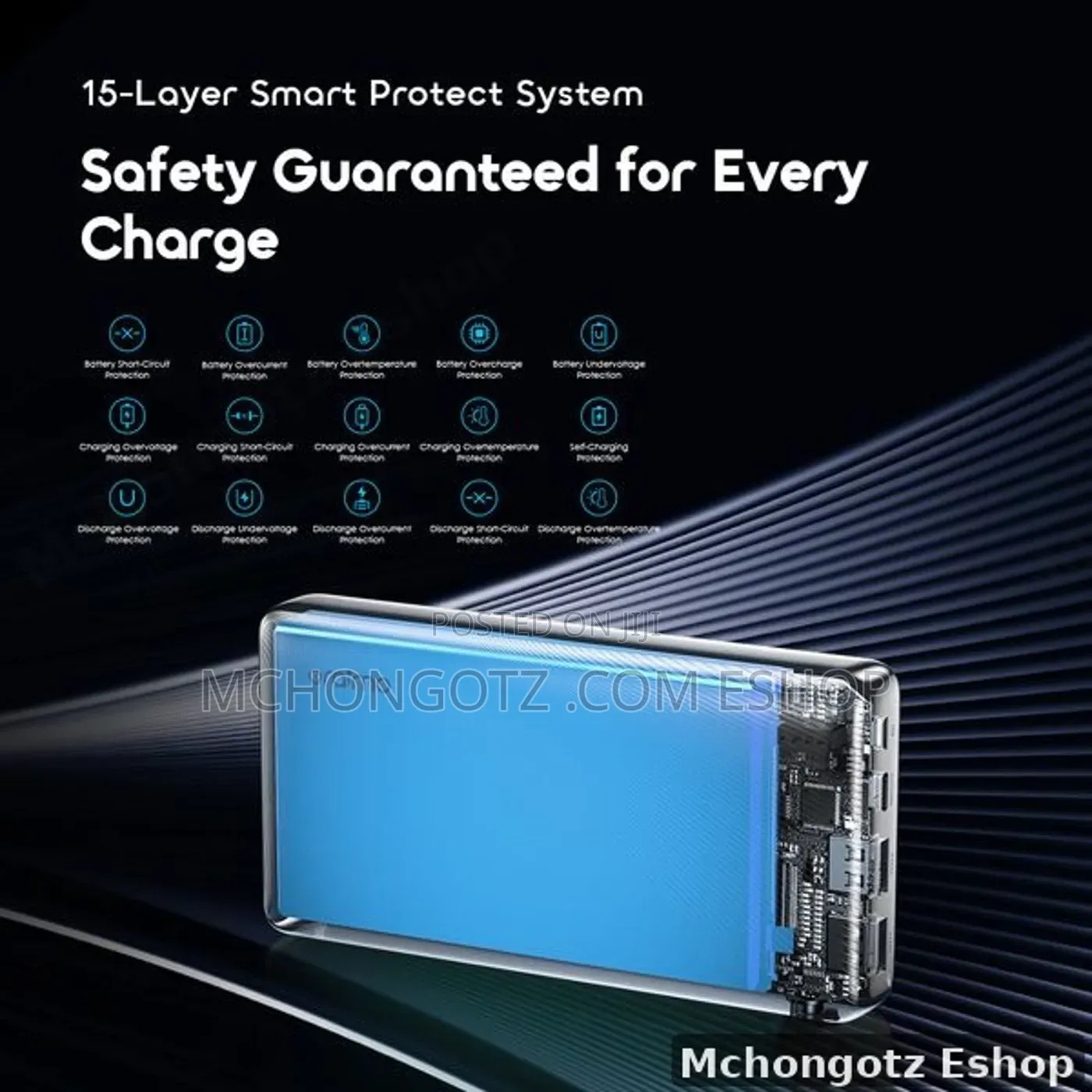 Oraimo PowerFlow B11 OPB-1102 10000mAh 15W Power Bank Type-C
