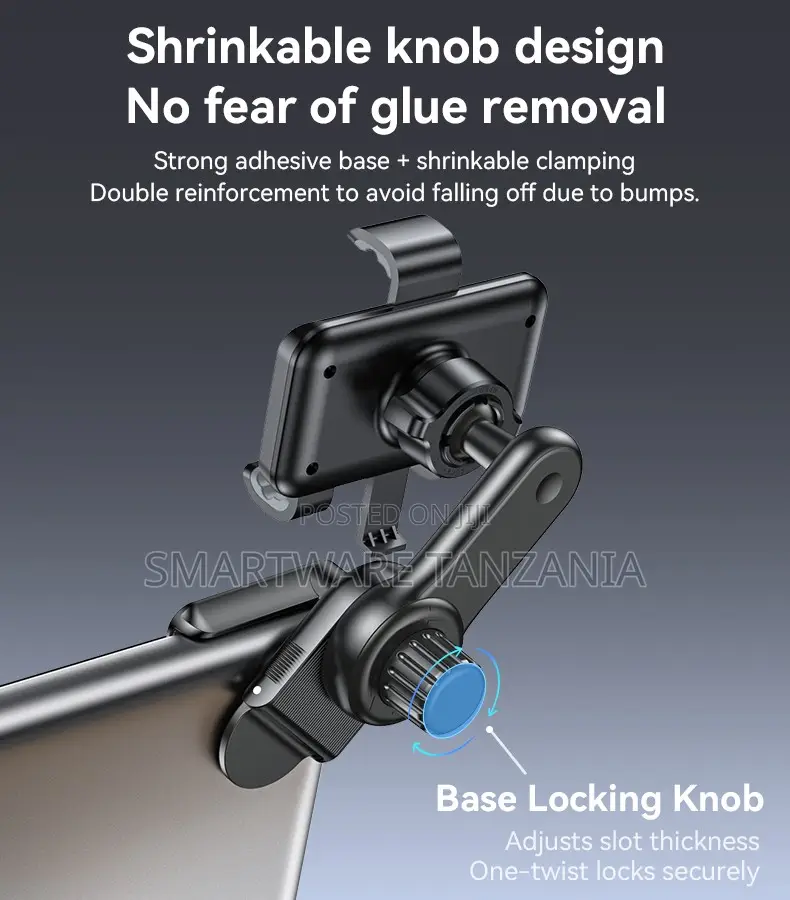Yesido Phone Mount for Car Floating Screen Clamp Holder, 360° Rotation