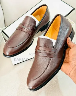 Clarks Men's Genuine Textured Leather Penny Loafers