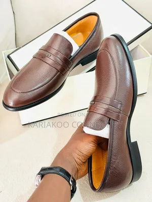Clarks Men's Genuine Textured Leather Penny Loafers