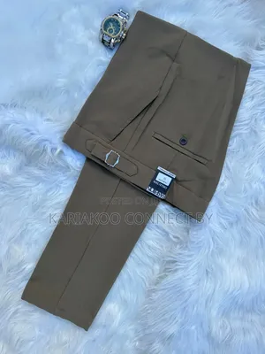 Men's Executive Side-Adjuster Smart Casual Trousers