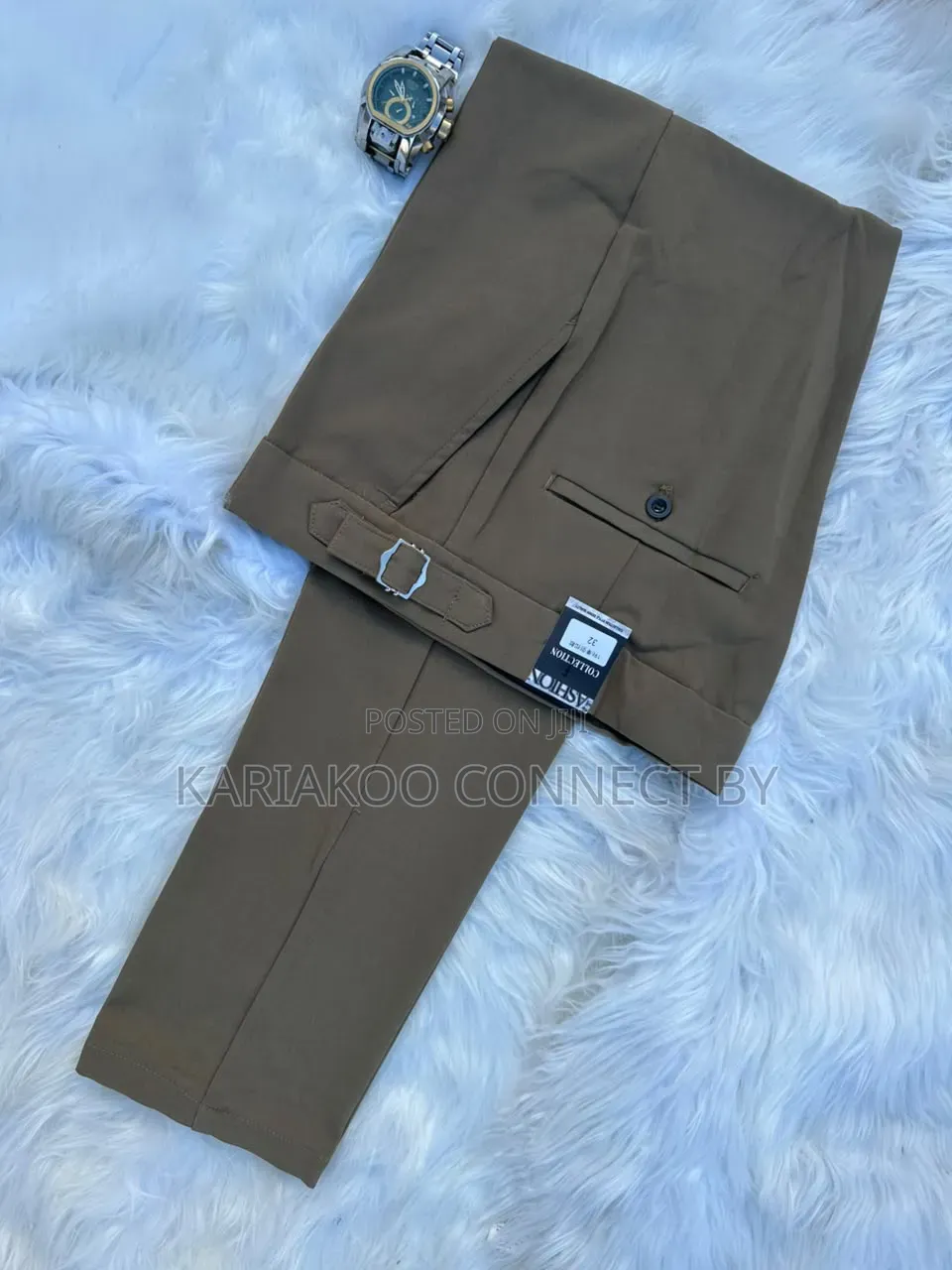 Men's Executive Side-Adjuster Smart Casual Trousers