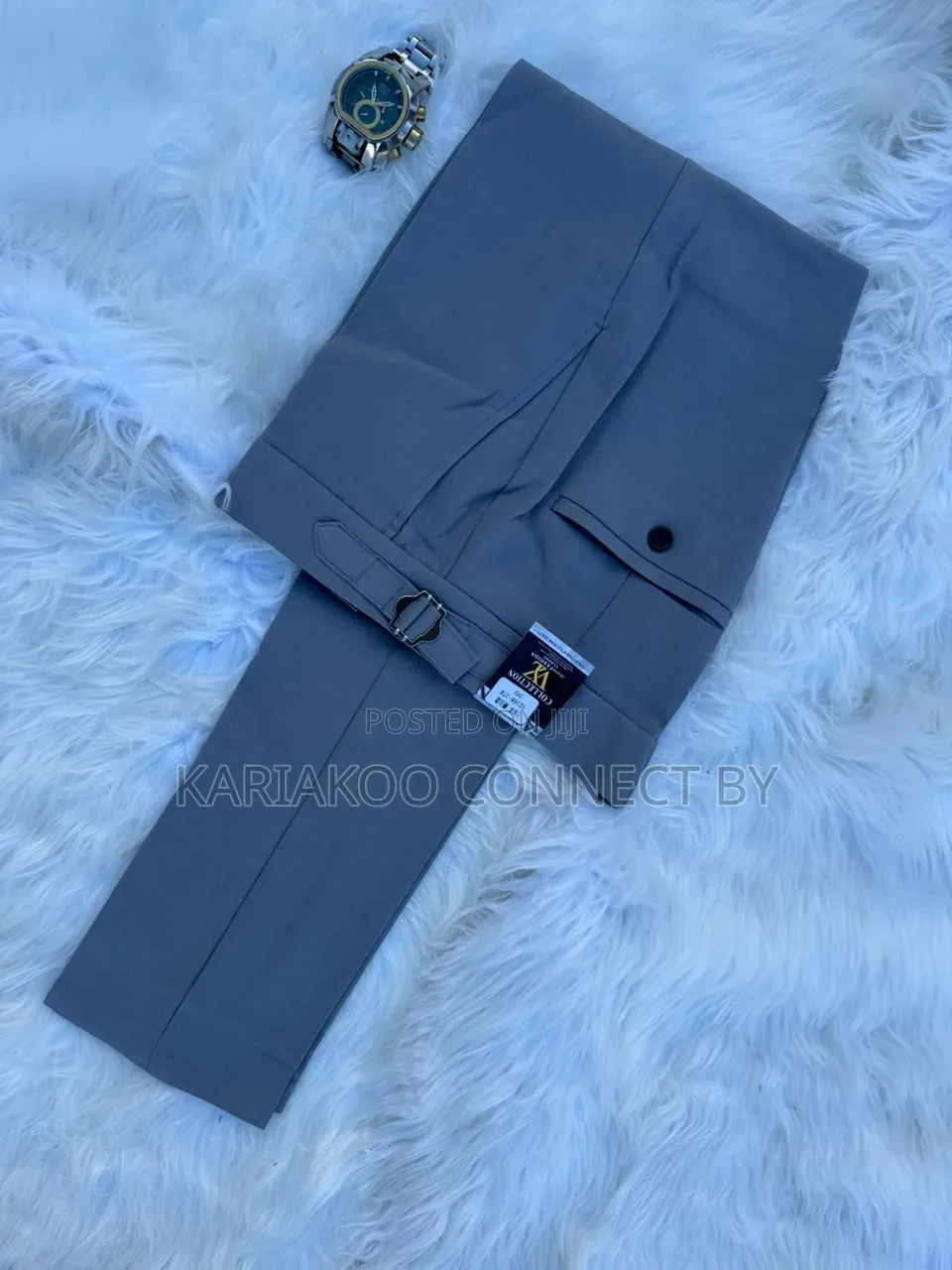 Men's Executive Side-Adjuster Smart Casual Trousers