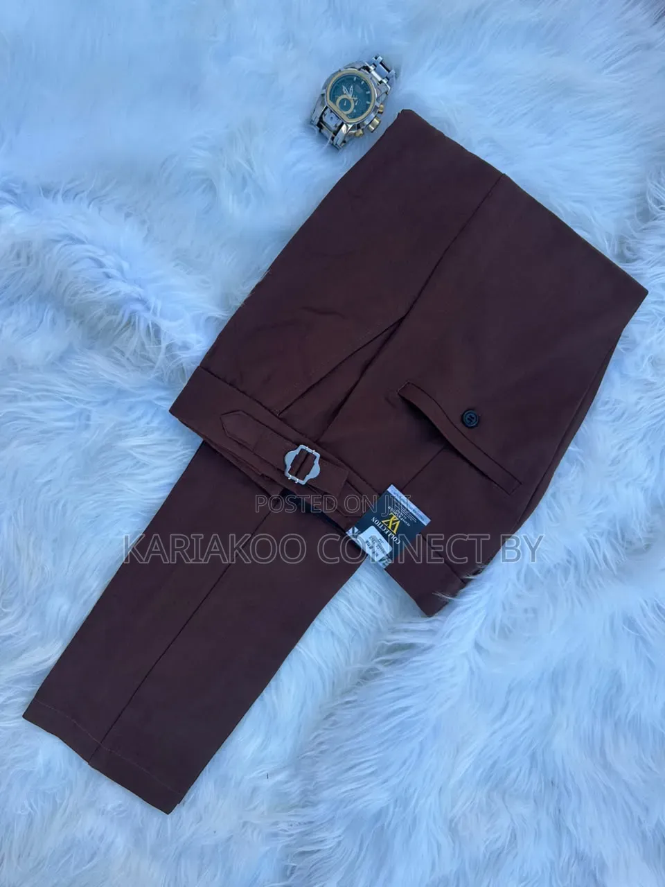 Men's Executive Side-Adjuster Smart Casual Trousers