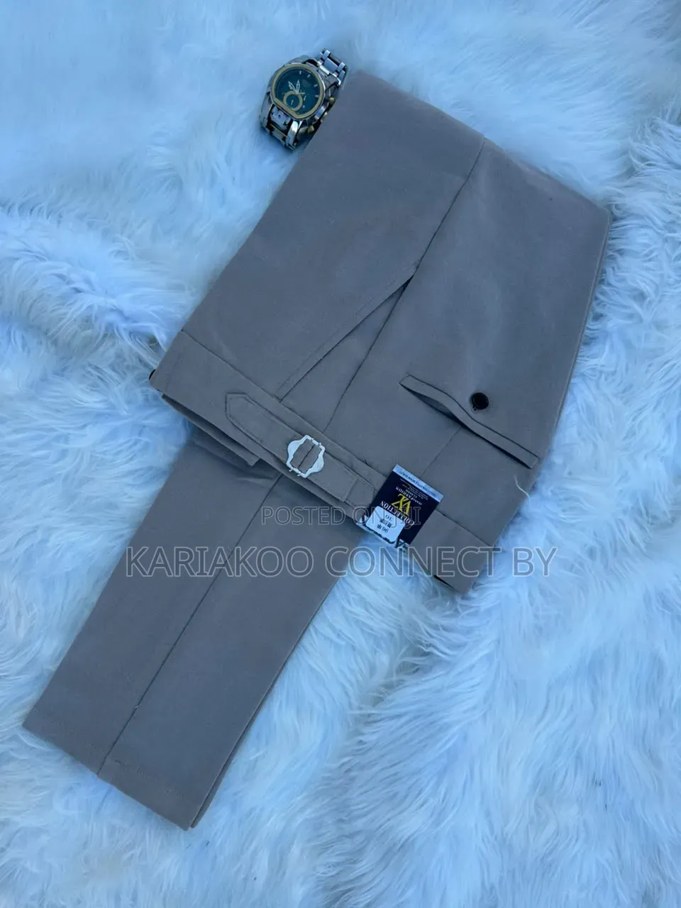 Men's Executive Side-Adjuster Smart Casual Trousers
