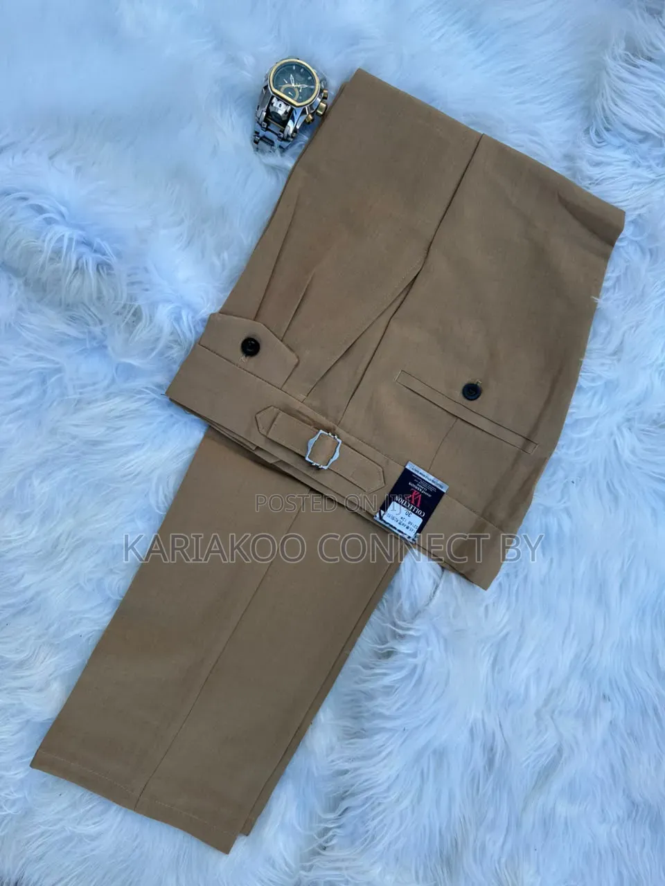 Men's Executive Side-Adjuster Smart Casual Trousers