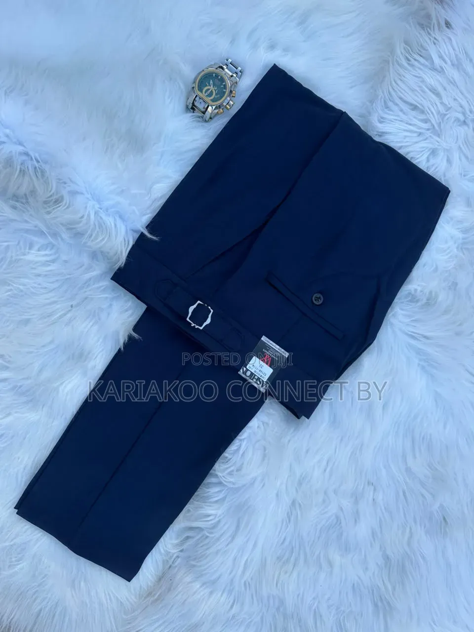 Men's Executive Side-Adjuster Smart Casual Trousers