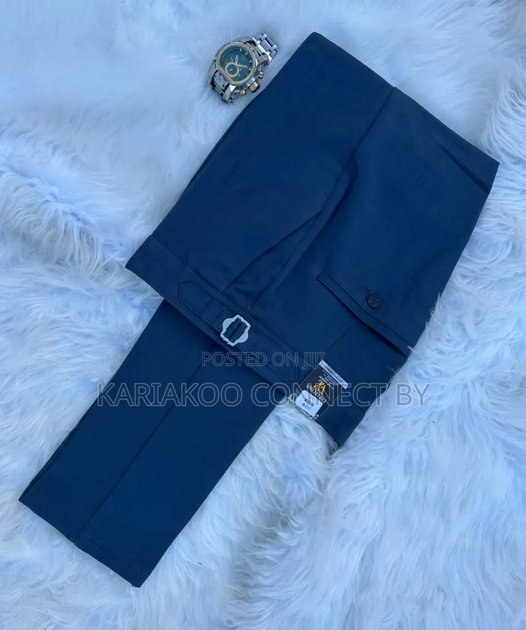 Men's Executive Side-Adjuster Smart Casual Trousers