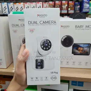 Yesido Dual Camera Security System With 4MP Resolution and 350° View