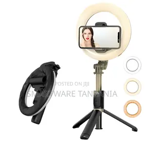 Yesido Wireless Ring Light Selfie Stick With Adjustable Tripod, 42cm