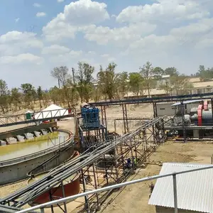 CIL Gold Leaching Tank Carbon in Leach Process Mining Equipment 100TPH