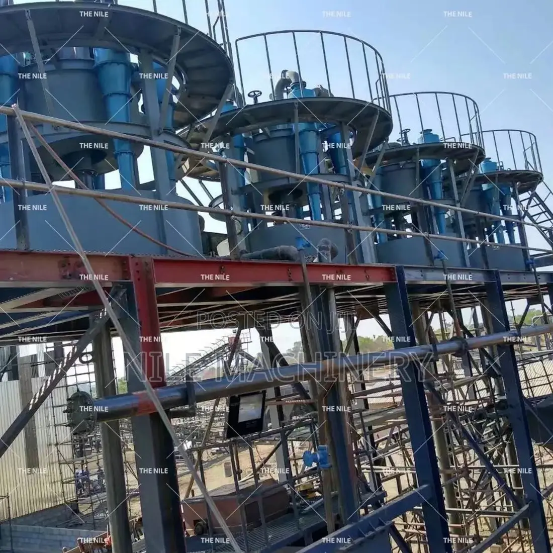 CIL Carbon Leaching Tank Cyanidation Gold Recovery Equipment