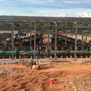 CIL Gold Extraction System Carbon in Leach Process 100TPD Complete Set