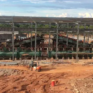 CIL Gold Extraction System Carbon in Leach Process 100TPD Complete Set