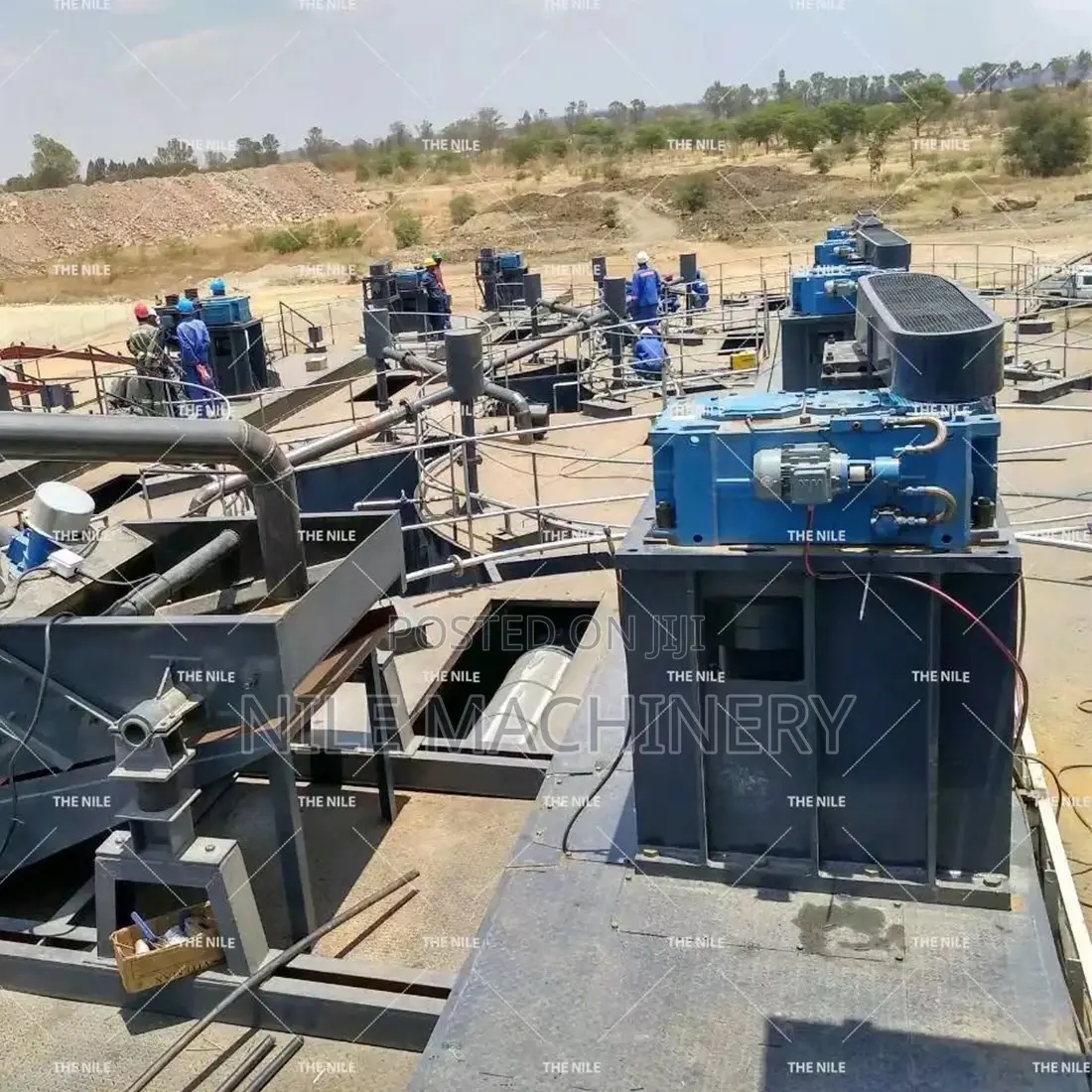 Heavy CIL Leaching Tank Gold Mine Cyanide Mining Processing Plant